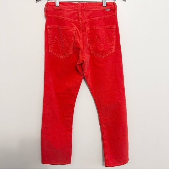 Mother Mid Rise Rider Corduroy Hopscotch Ankle Pants Size 26 - Picture 4 of 7